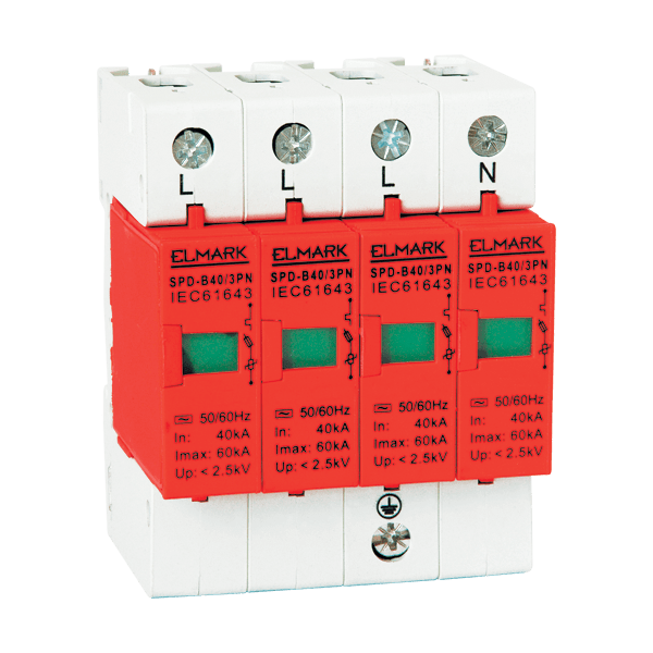 Descarcator catodic TIP C20/3P+N LA 20kA 64403 Elmark