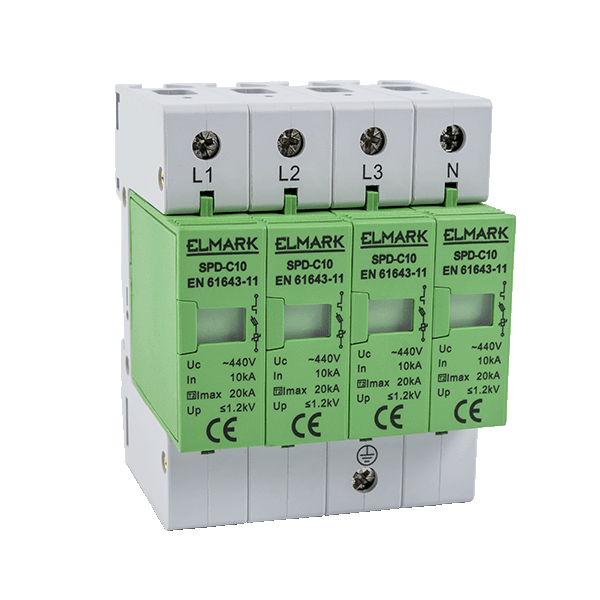 Descarcator catodic TIP C10/3P+N LA10kA 64402 Elmark
