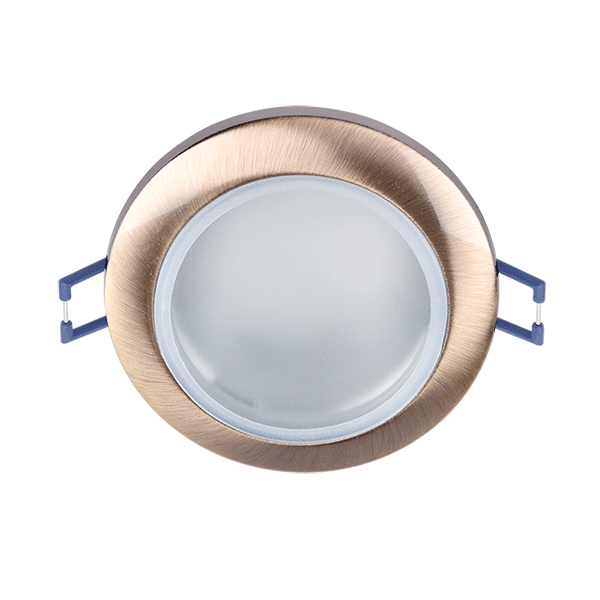Spot, Pentru Baie, ELR627 GU5.3 IP44 ANCIENT GOLD, Elmark, 92627/AB 