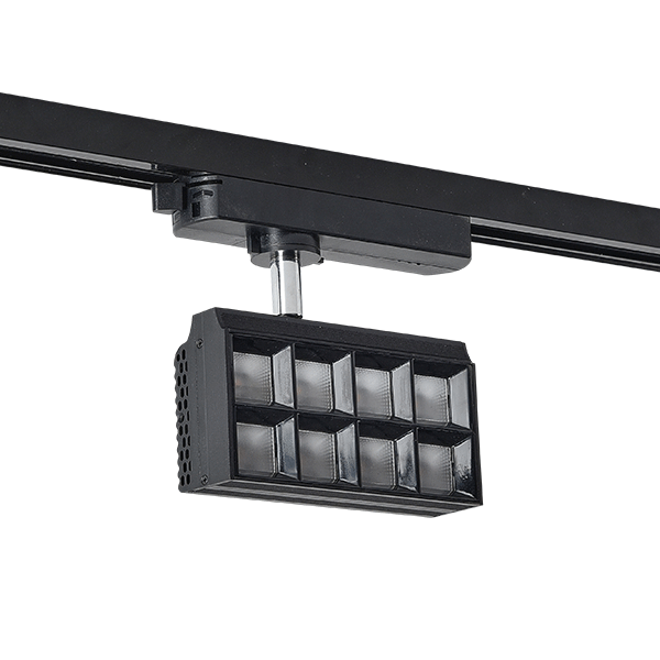 Spot pe sina, Elmark, Tl29, Pfld, 2, Linii, 20W, 30°, Lumina calda (3000K), Negru