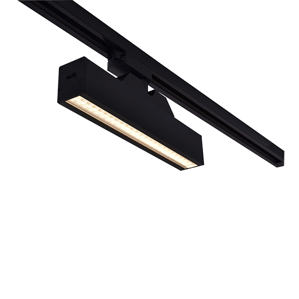 Spot pe sina, Elmark, T30, 2-Linii, 12W, 30°, Cct, Negru