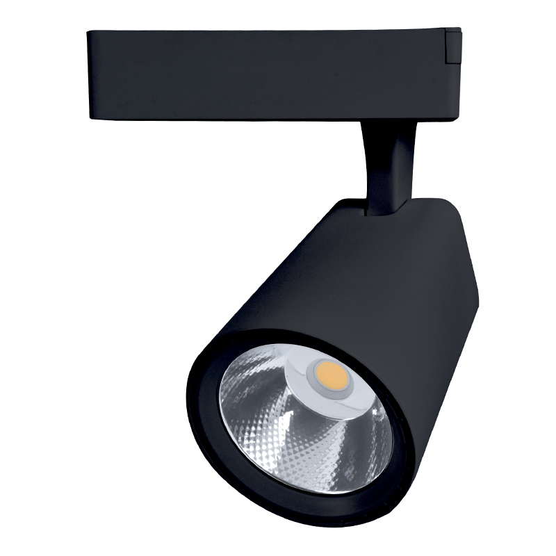 Spot, LED, Elmark, Sky, Tl5020, Cob, 20W, 220-240V, Lumina rece (6400K), 36°, Negru, 2, Linii, 93Tl5020Cw/Bl