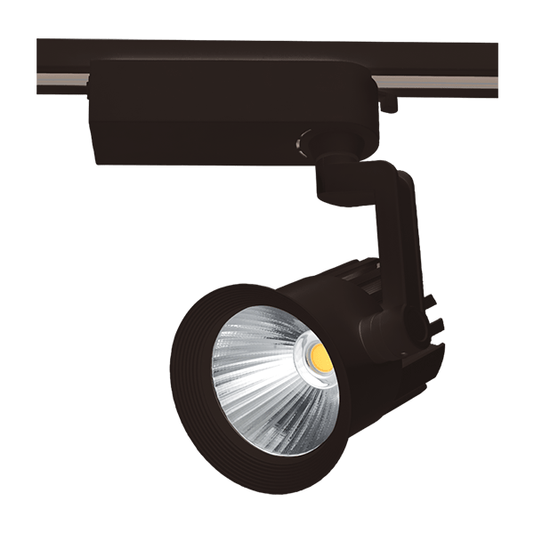 Spot pe sina, Elmark, LED, Sky, Tl5016, Cob, 30W, Lumina rece (6400K), 60°, Negru, 2, Linii, 93Tl5016Cw/Bl