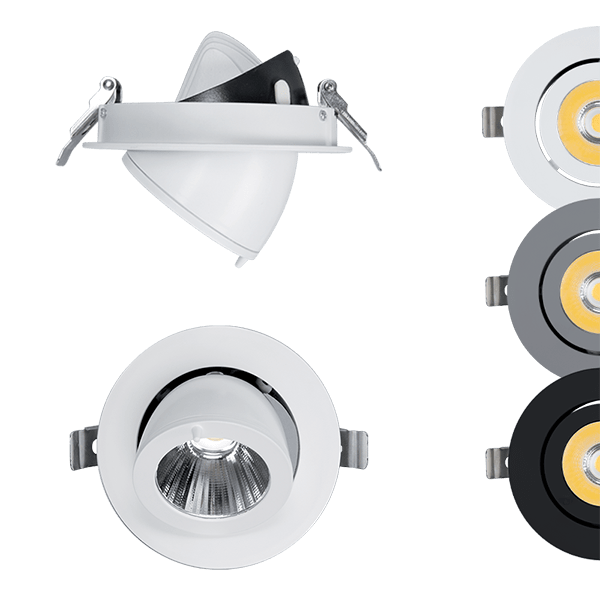 Spot, Elmark, Sky, Tl190, Cob, 30W, 220-240V, Lumina rece (6400K), 24°, White, 93Tlom190Cw/Wh