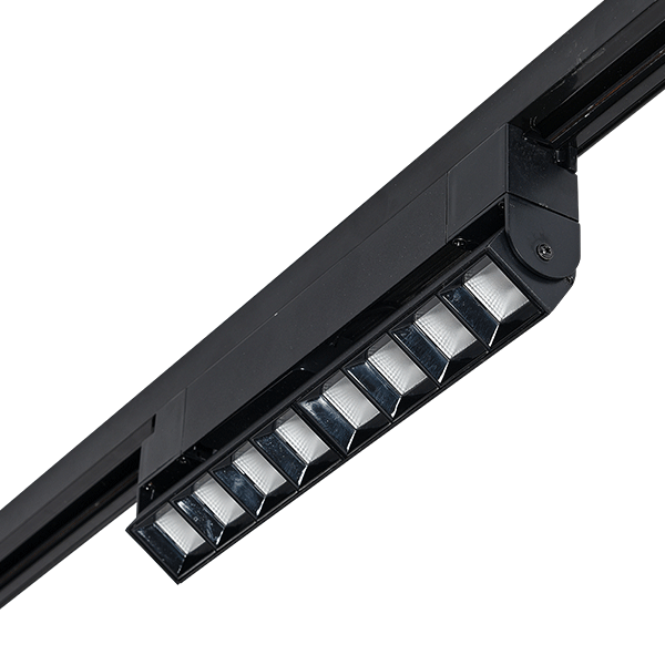 Spot pe sina, Elmark, Tl29, Zfld, 2, Linii, 20W, 30°, Lumina neutra (4000K), Negru