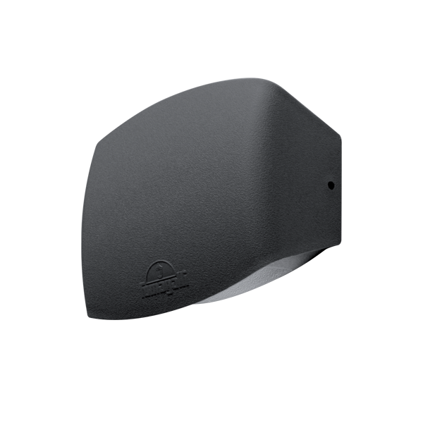 Lampa perete, LED ABRAM 190 8.5W 4000K IP55 NEGRU, Elmark, 95ABRAM190/BL