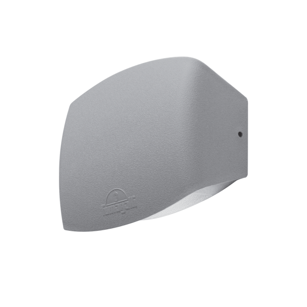 Lampa perete, LED ABRAM 150 4W 4000K IP55 GRI, Elmark, 95ABRAM150/GR
