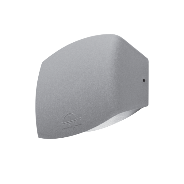 Lampa perete, LED ABRAM 190 8.5W 4000K IP55 GRI, Elmark, 95ABRAM190/GR