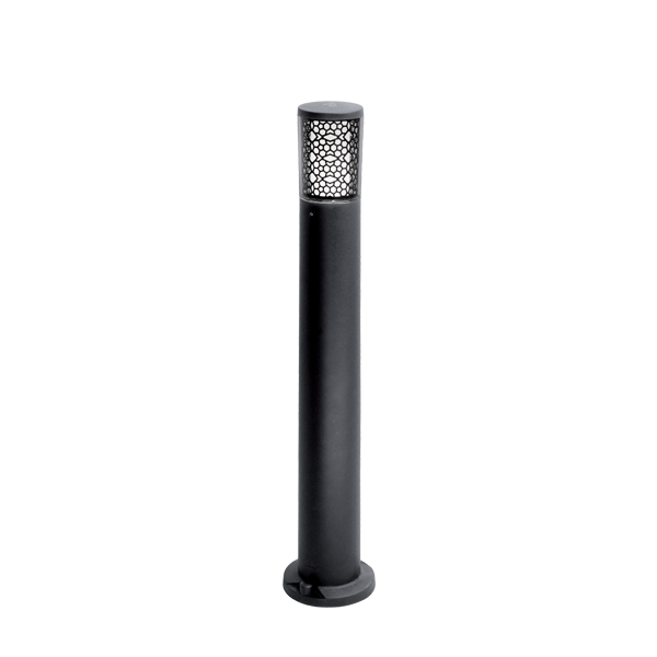 Stalp Gradina, LED CARLO DECO 3.5W 4000K IP55 800mm NEGRU, Elmark, 95CARLO800D/BL