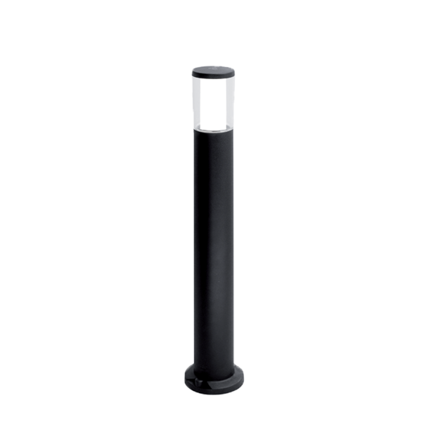 Stalp Gradina, LED CARLO 6W 4000K IP55 800mm NEGRU, Elmark, 95CARLO800/BL