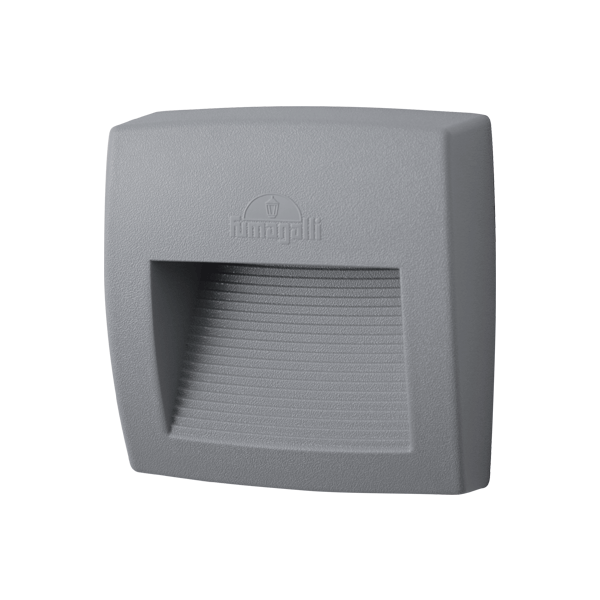 Lampa perete, LED LORENZA 150 4W 4000K IP55 GRI, Elmark, 95LORENZA150/GR