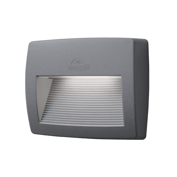 Lampa perete, LED LORENZA 190 8.5W 4000K IP55 GRI, Elmark, 95LORENZA190/GR