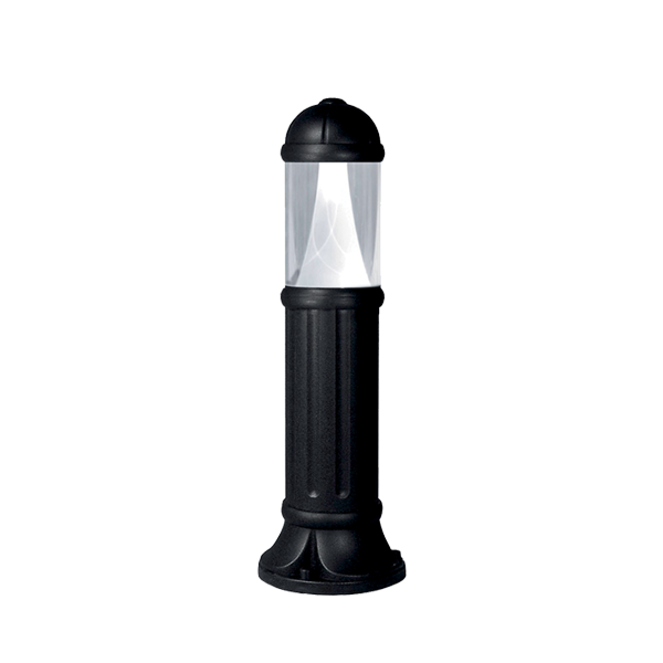 Stalp Gradina, LED SAURO 10W 4000K IP55 800mm NEGRU, Elmark, 95SAURO800/BL