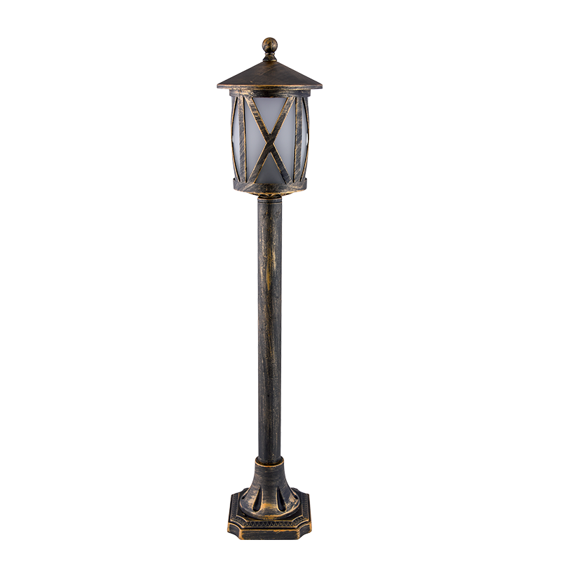 Lampadar Gradina, ERIK STAND 1XE27 ALAMA ANTICHIZATA H775mm, Elmark, 96105F/AB