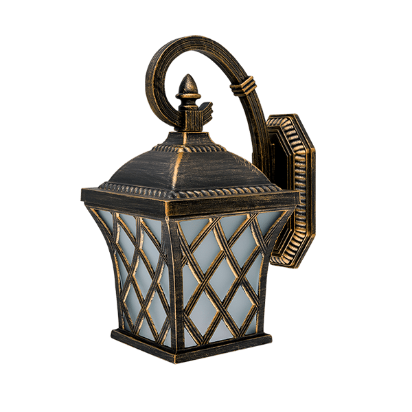 Lampadar Gradina, JOSH DOWN 1XE27 ANTIQUE BRASS, Elmark, 96402WD/AB