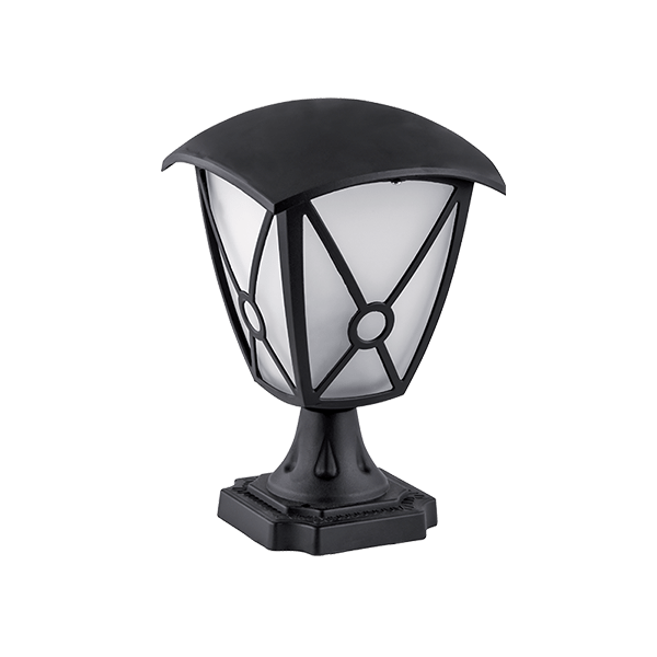 Lampadar Gradina, NICK STAND 1XE27 NEGRU H240mm, Elmark, 96504MF/BK