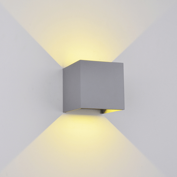 Aplica, Elmark, 2X5W, Lumina neutra (4000K), Ip, 54, Gri, 969Led100S/Gr