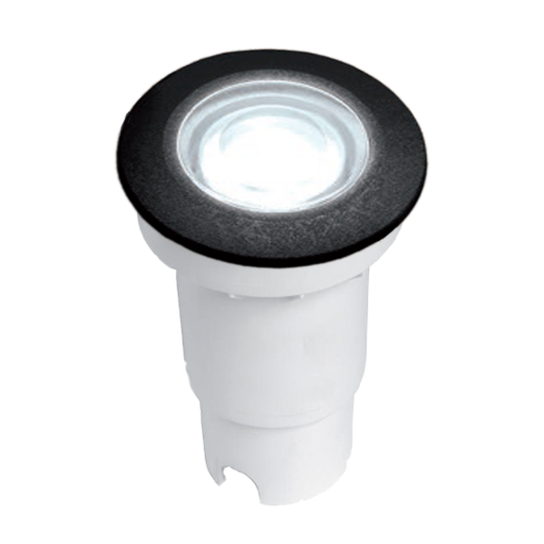 Spot Pardoseala, LED ALDO 1.7W 4000K IP67 NEGRU, Elmark, 96ALDO/BL