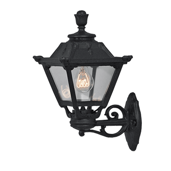 Lampadar Gradina, GOLIA 1XE27 IP55 NEGRU, Elmark, 96GOLIAWL/BL