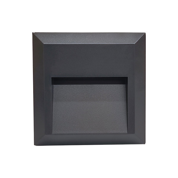 Spot Fatada, LED GRF52 GRI INCHIS 1.5W 4000K IP65, Elmark, 96GRFLED52/DGR