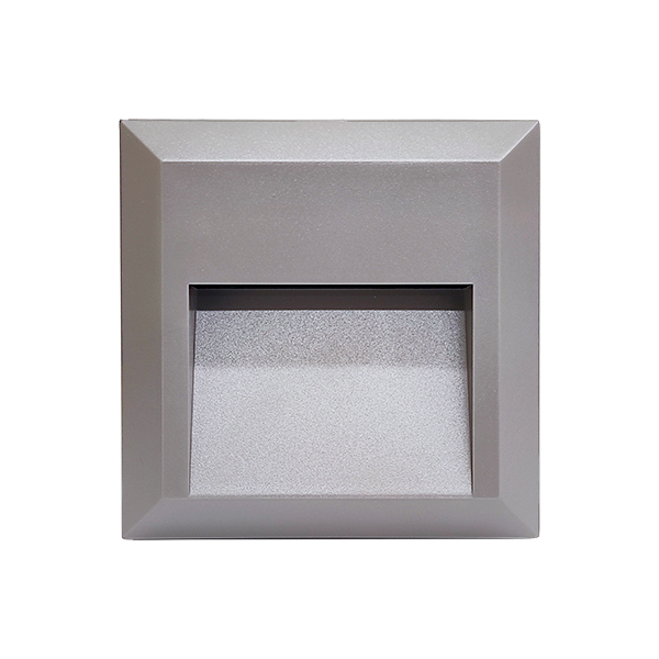 Spot Fatada, LED GRF52 GRI 1.5W 4000K IP65, Elmark, 96GRFLED52/GR