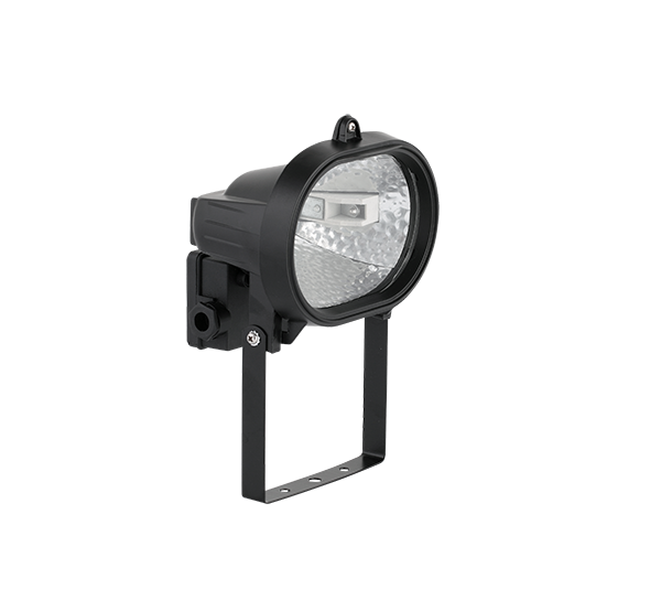 Proiector, LED MODEL"Halogen," CU SURSA LED J78 5.5W, NEGRU, Elmark, 989008LED