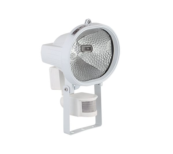Proiector, LED Cu Senzor MODEL"Halogen," CU SURSA LED J118 7.5W, ALB, Elmark, 989019LED