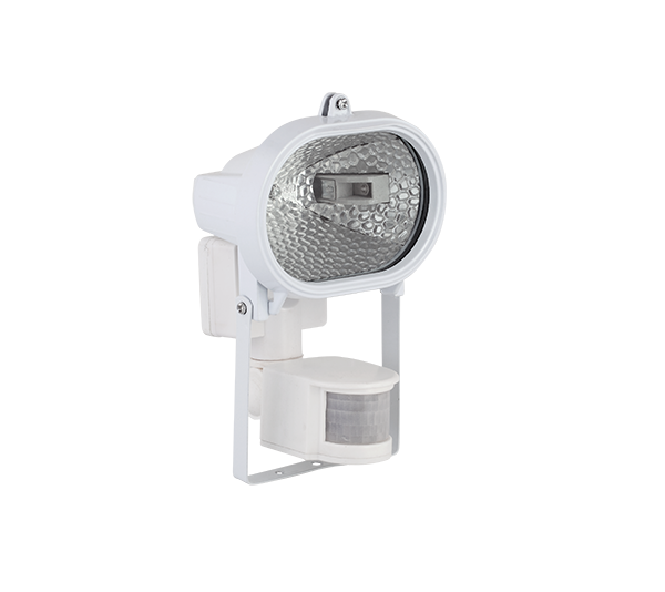 Proiector, LED Cu Senzor MODEL"Halogen," CU SURSA LED J78 5.5W, ALB, Elmark, 989017LED