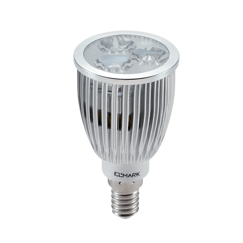 Bec LED,3 E14-WW, 6W, 230V, Elmark, 99LED296