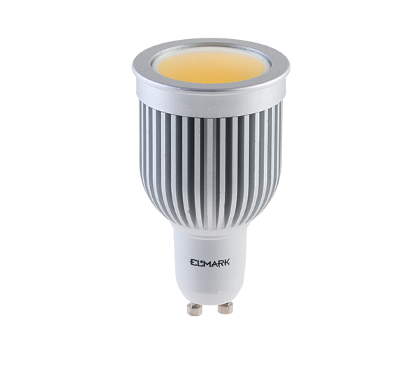 Bec LED, COB 5W GU10 230V Lumina Alba, Elmark, 99LED376