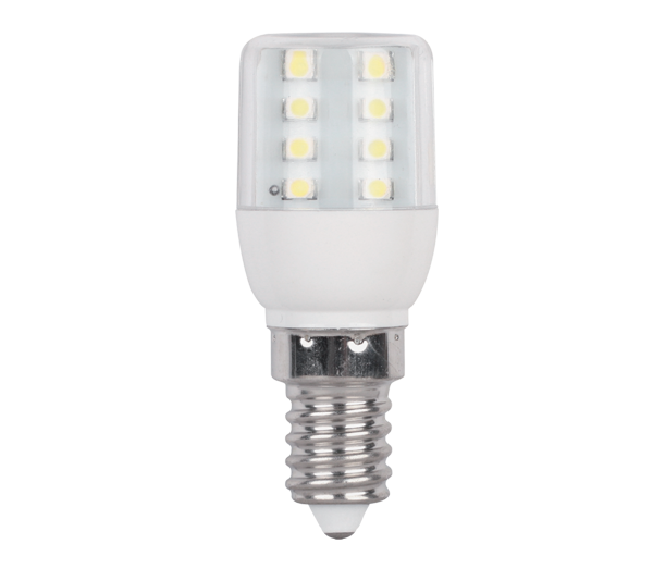 Bec Cu LED, T25 16SMD3528 1W E14 230V Alb Calda, Elmark, 99LED446