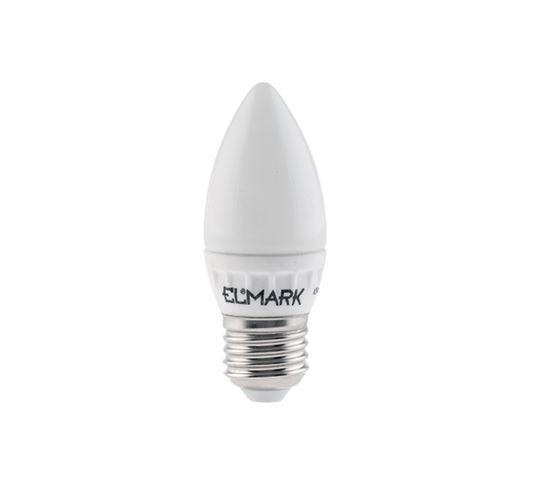 Bec Cu LED Lumanare 36SMD3014 4.5W E27 230V Alb Calda Elmark 99LED432
