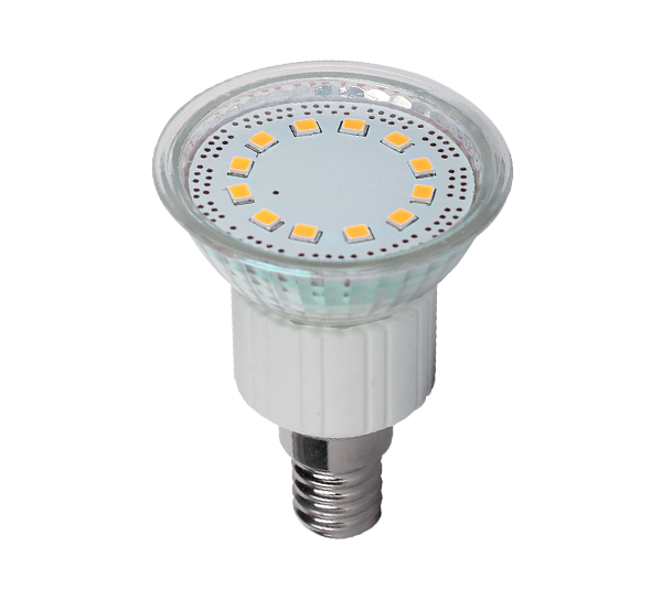 Bec Cu LED, PAR16 SMD2835 3W E14 230V Alb Calda, Elmark, 99LED605
