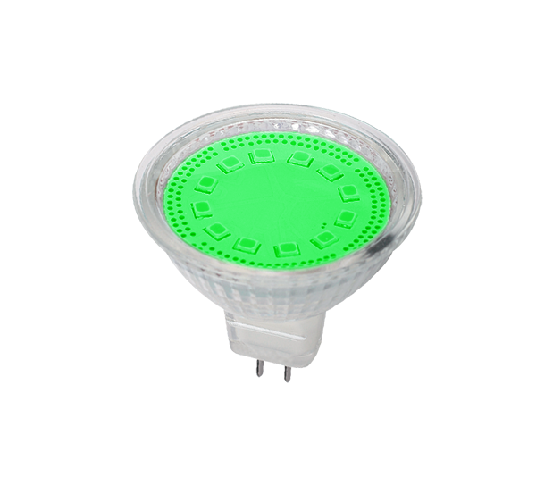 Bec Cu LED, MR16 SMD2835 3W G5.3 12V 3000 Verde, Elmark, 99LED604