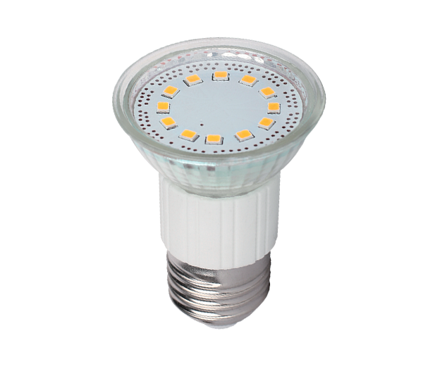 Bec Cu LED, PAR16 SMD2835 3W E27 230V Alb, Elmark, 99LED608 