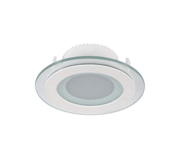Led panel, de sticla rotund, 6w 4000k-4300k alb Ф100mm, elmark, 99led638