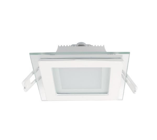 LED PANEL, De Sticla Patrat, 6W 2700K-3000K ALB 97MM/97MM, Elmark, 99LED643