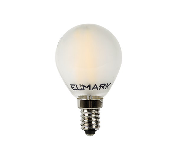 Bec LED, GLOB Dimabil G45 Cu Filament, 4W E14 2700K, Elmark, 99LED664D