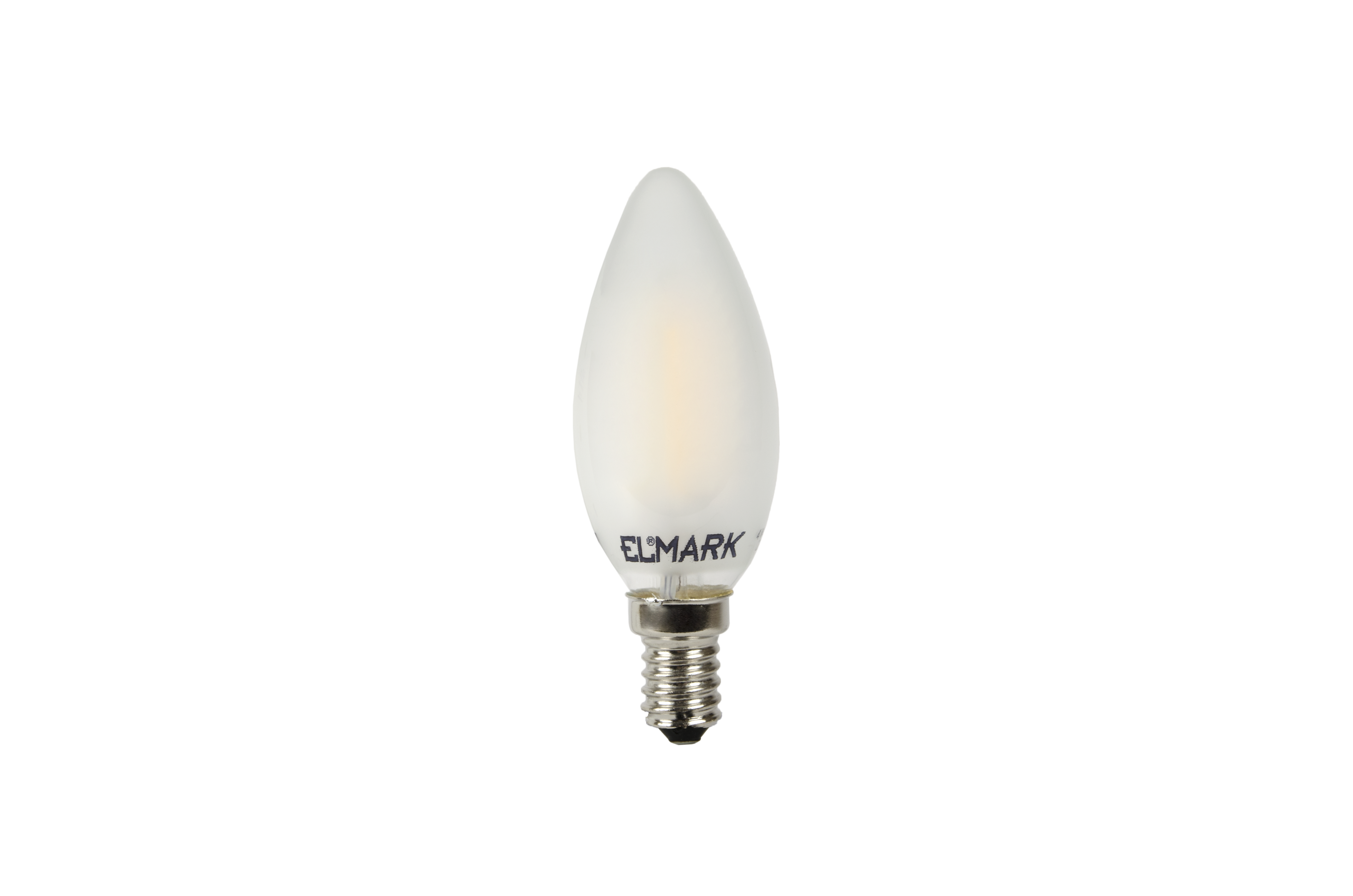 Bec LED, Lumanare, DIM. C35 Cu Filament, 4W E14 2700K, Elmark, 99LED662D