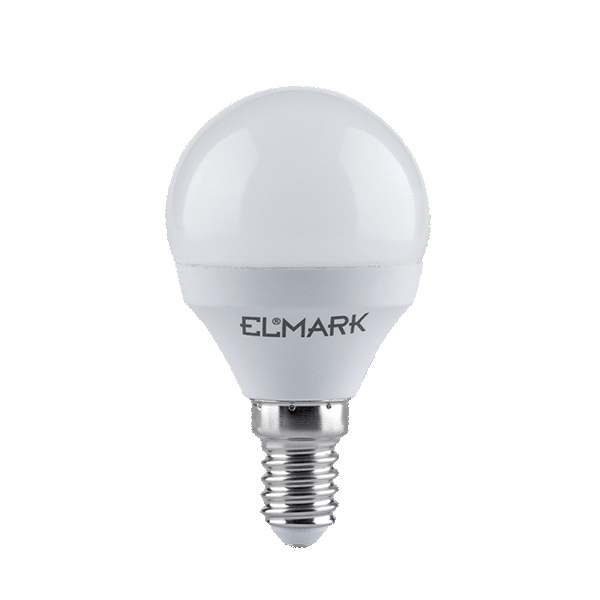 Bec LED, GLOBE G45 6W E14 230V Lumina Calda, Elmark, 99LED747