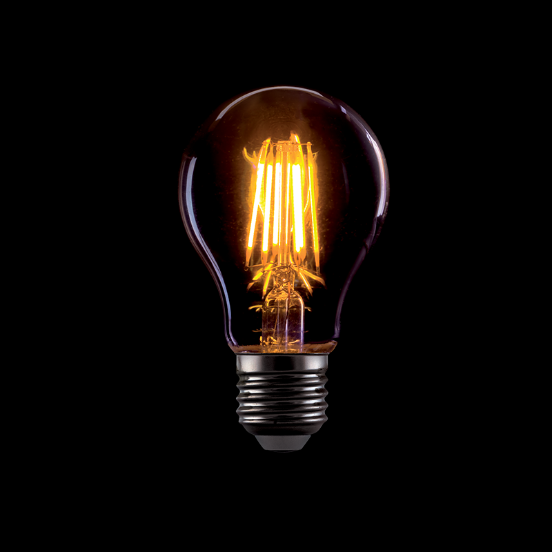 Bec LED, Vintage, DIM. A60 8W E27 2800-3200K, Elmark, 99LED773D