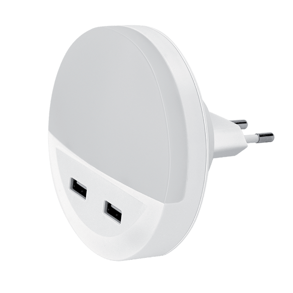 Lampa De Veghe,, 2XUSB PORT 0.5W Lumina 4000K, Elmark, 99USB2
