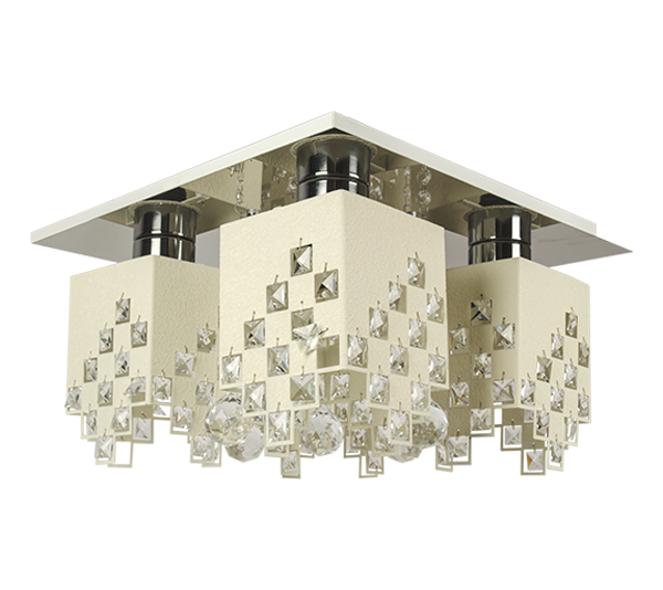 Candelabru Rio 4xE27 Crem Elmark 9511237