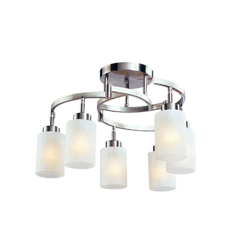 Candelabru Adel 6xE27 Nichel Satinat Elmark 955ADEL6/SN