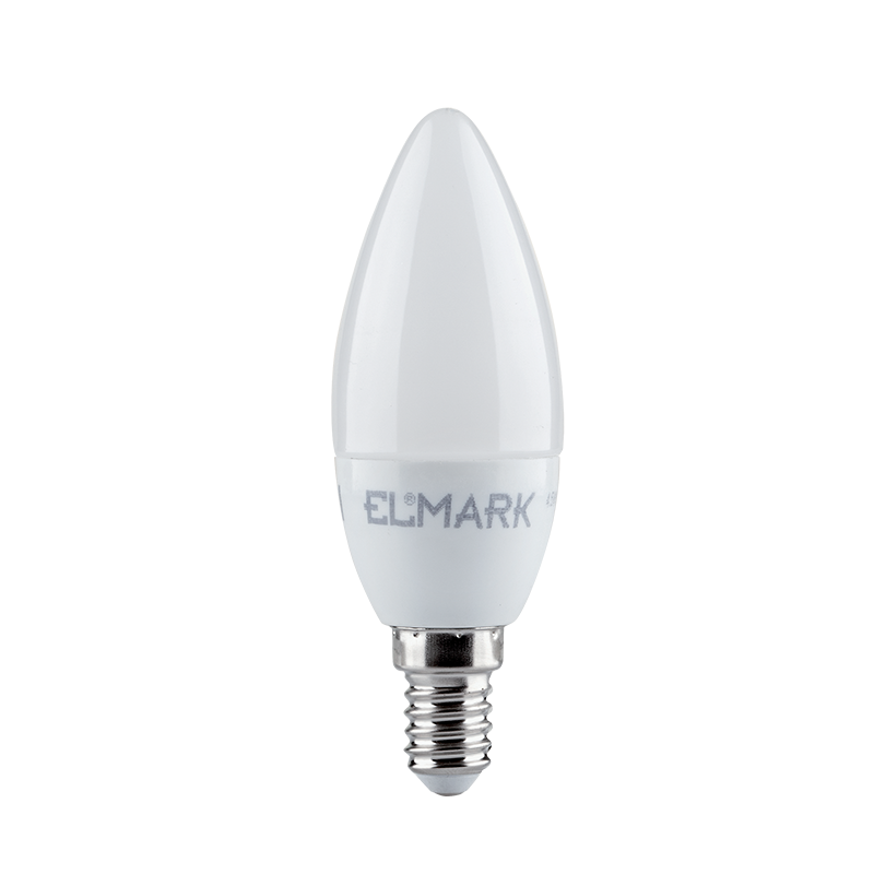 Bec LED lumanare C37 7W E14 4000K 110lm/W Elmark 99LED916HE