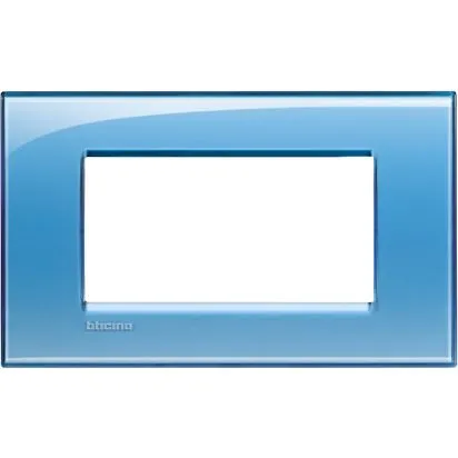 Rama 4 module Albastru profund - Bticino Living Light - LNA4804AD