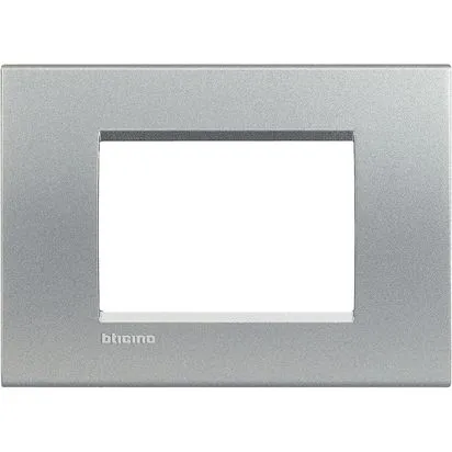 Rama 3 module aluminiu bticino living light - lna4803te
