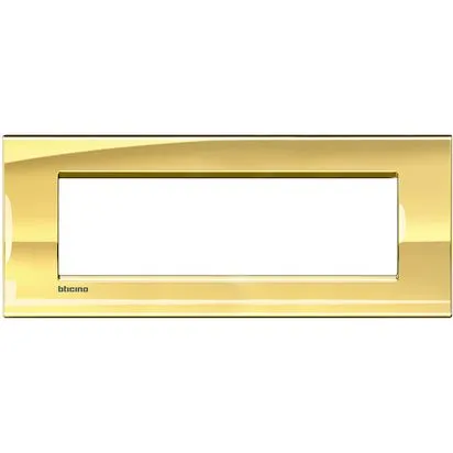 Rama 7 module auriu bticino living light - lna4807oa