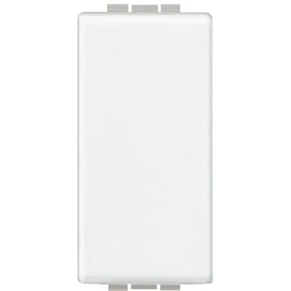 Obturator simplu Living Light - Alb - 1 modul