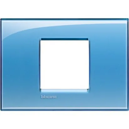 Rama 2 module centrate albastru profund - bticino living light - lna4819ad